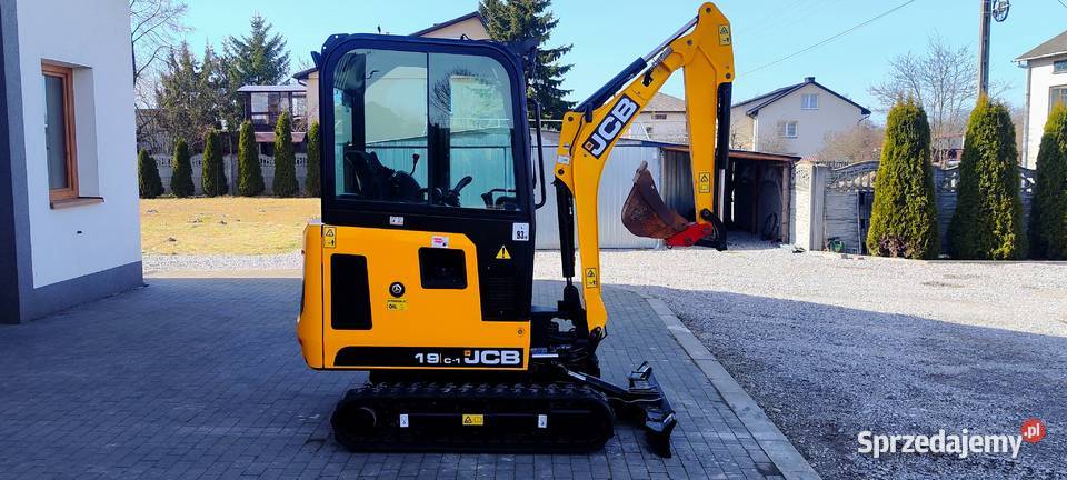 JCB 19 C 1 ful najbogatsza nowa mini koparka Bieliny