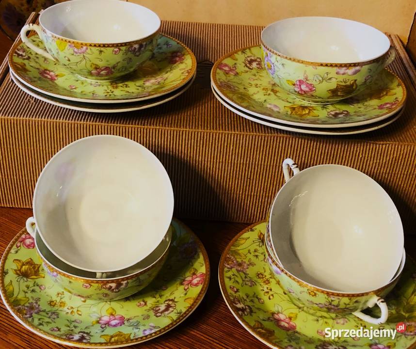 Komplet filiżanek do herbaty Chiny sygnowane 6