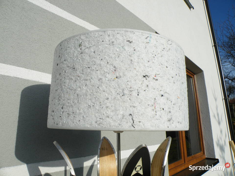 Abażur cylindryczny jasnoszary filc 4424 podkarpackie