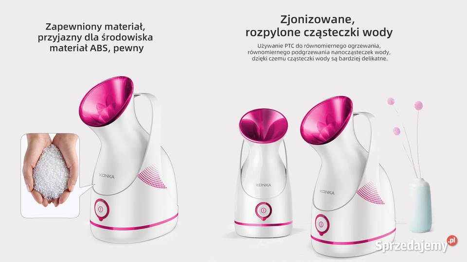 KONKA parownik do twarzy oczyszczanie twarzy Łódź sprzedam