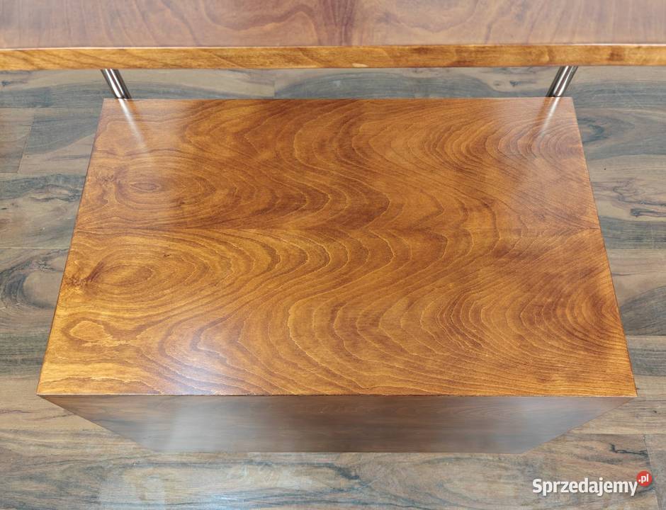 Biurko Bauhaus Art Deco Chrom Czereśnia małopolskie Kraków