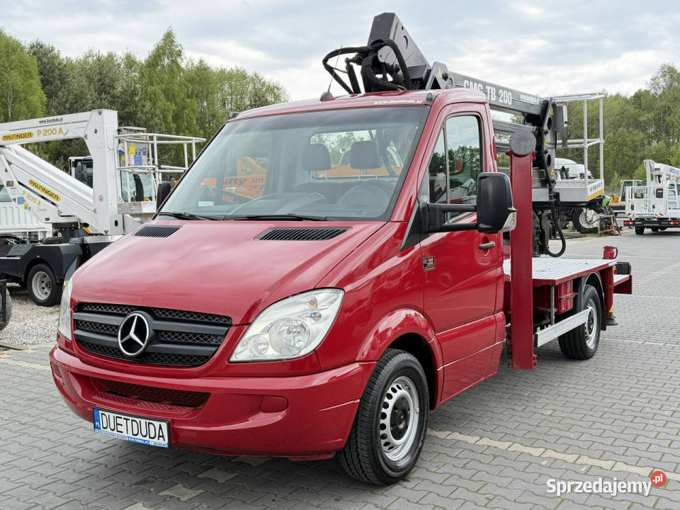 Mercedes Sprinter Podnośnik Koszowy 20m CMC manualna świętokrzyskie Widełki