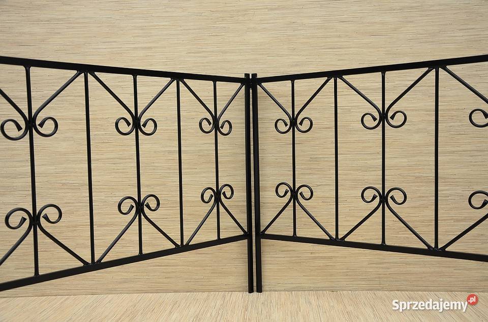 PŁOTEK metalowy ogrodowy palisada 100x80 obrzeże małopolskie