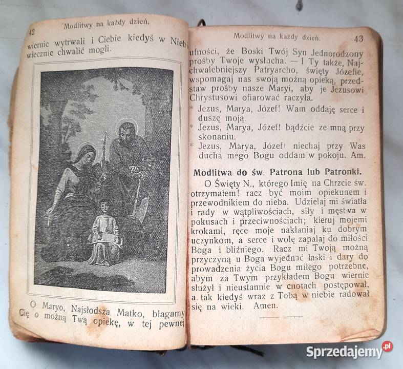Stara Książeczka do Nabożeństwa Bogucice 1902 Gliwice