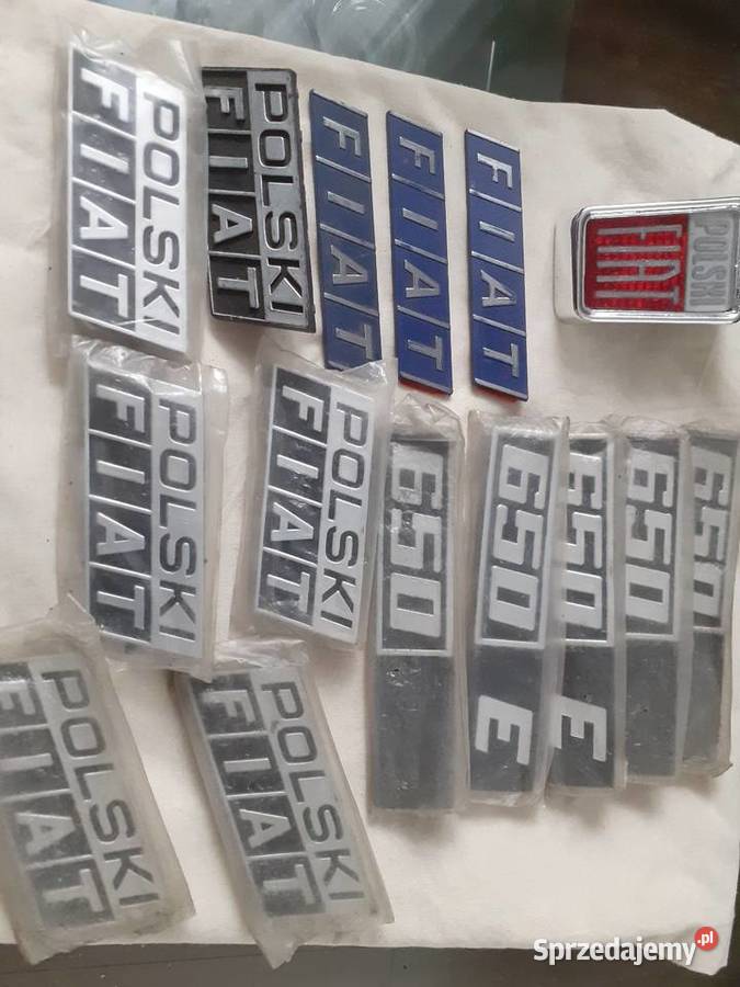 Znaczek emblematy polski fiat 126p 125p 500 Konin