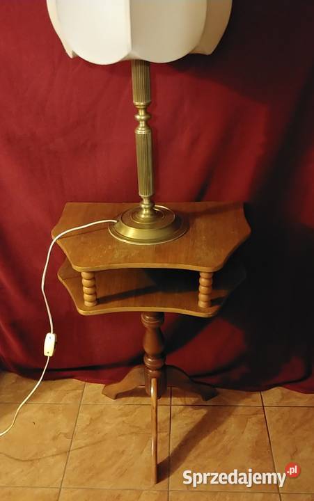 Stolik na lampkę kwiat sprzedam