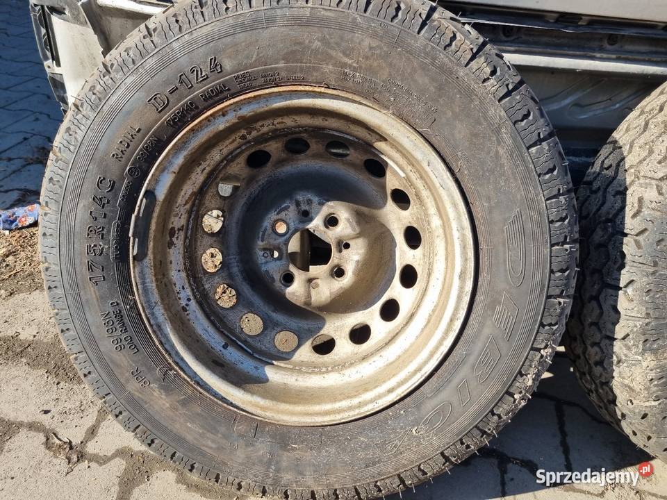 2 Nowe Koła 14C Polonez Truck 175 R14C Dębica Skawina