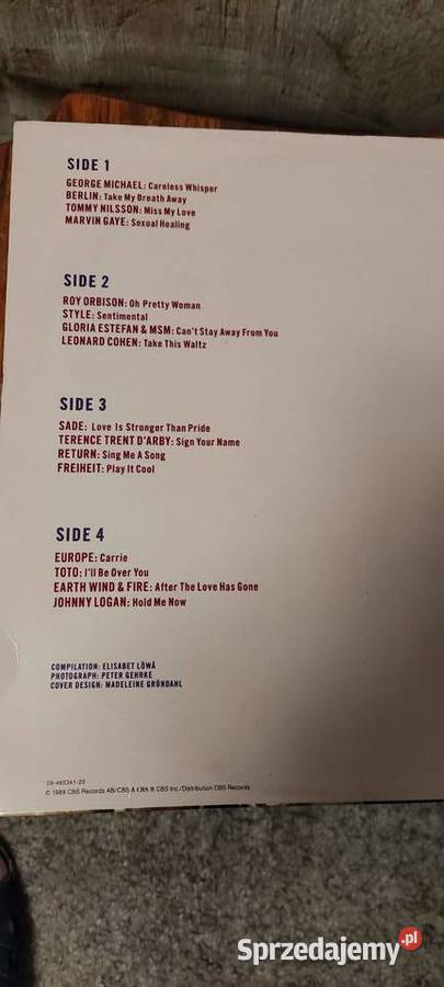 Great Love Songs mega składak hit80 2 płyty 2 płyty Gliwice sprzedam