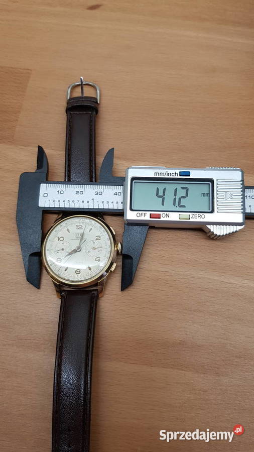 Duży męski zegarek ITA Geneve Chronographe Chorzów