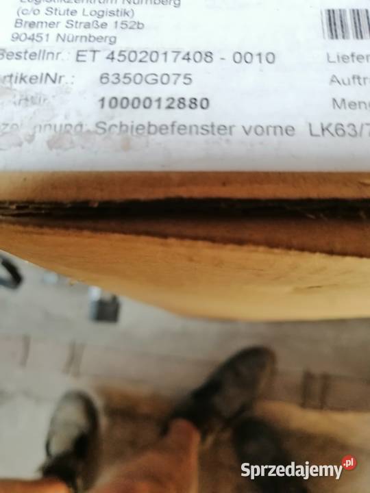 Szyba Boczka przesuwna Wacker Neuson 5002 6002 Pozostałe Cieszyn