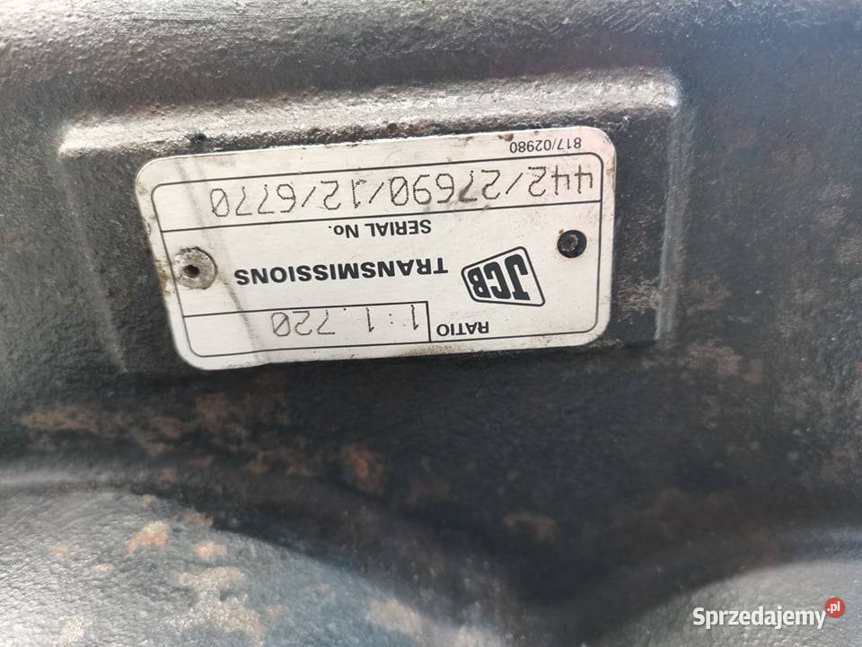Skrzynia Powershift JCB Ratio 11720 Wilkowo sprzedam