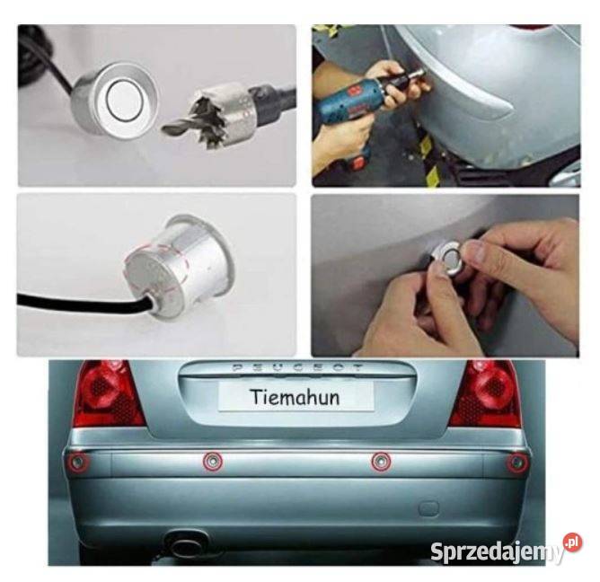 Czujniki cofania parkowania nowe zestaw Łańcut