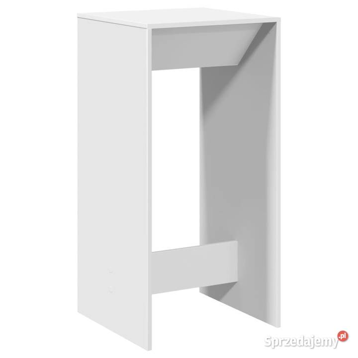 Stolik barowy biały 51x50x1035 materiał