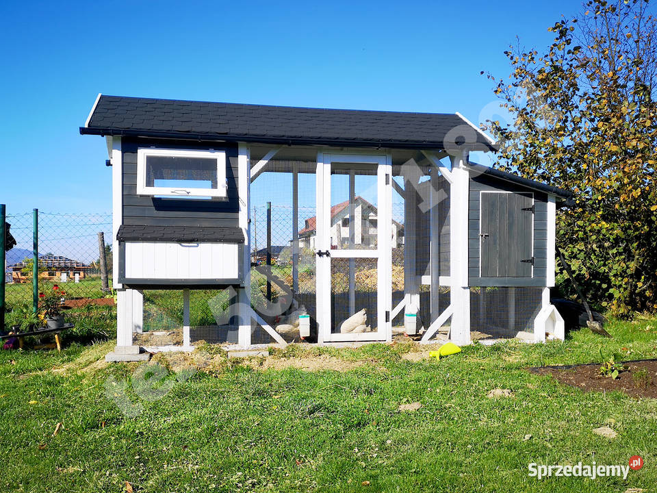 Drewniany kurnik ogrodowy Jodłownik