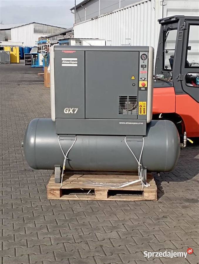 Sprężarka śrubowa kompresor ATLAS COPCO GX7 75kW Wilków