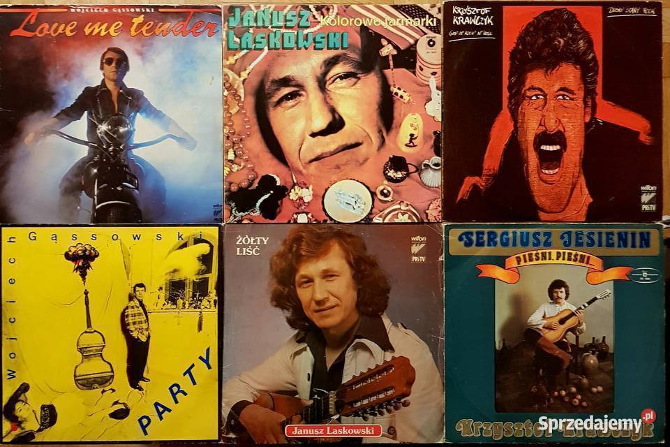 Zestaw winyli na gramofonDyskografia Polski POP Warszawa