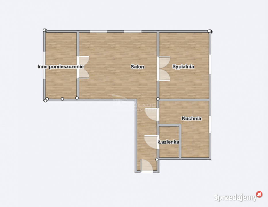 Jasne mieszkanie na I piętrze 4774zł/m2 lubelskie Chełm
