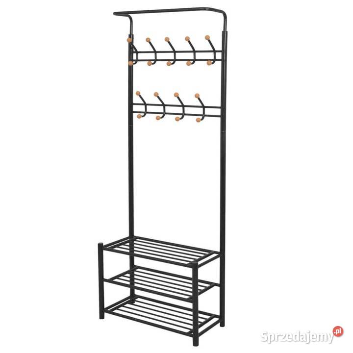 vidaXL Wieszak na ubrania z półkami na buty Warszawa