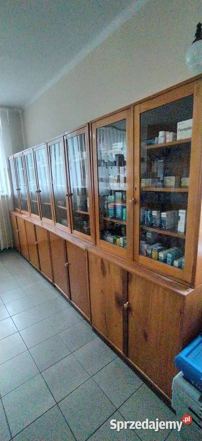 MEBLE APTECZNE DREWNIANE 60 LETNIE Meble Mircze sprzedam