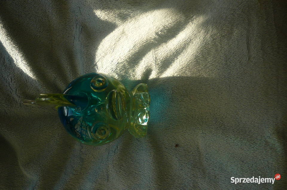 Ryba stara szkło kolorowe kryształ Wrocław sprzedam