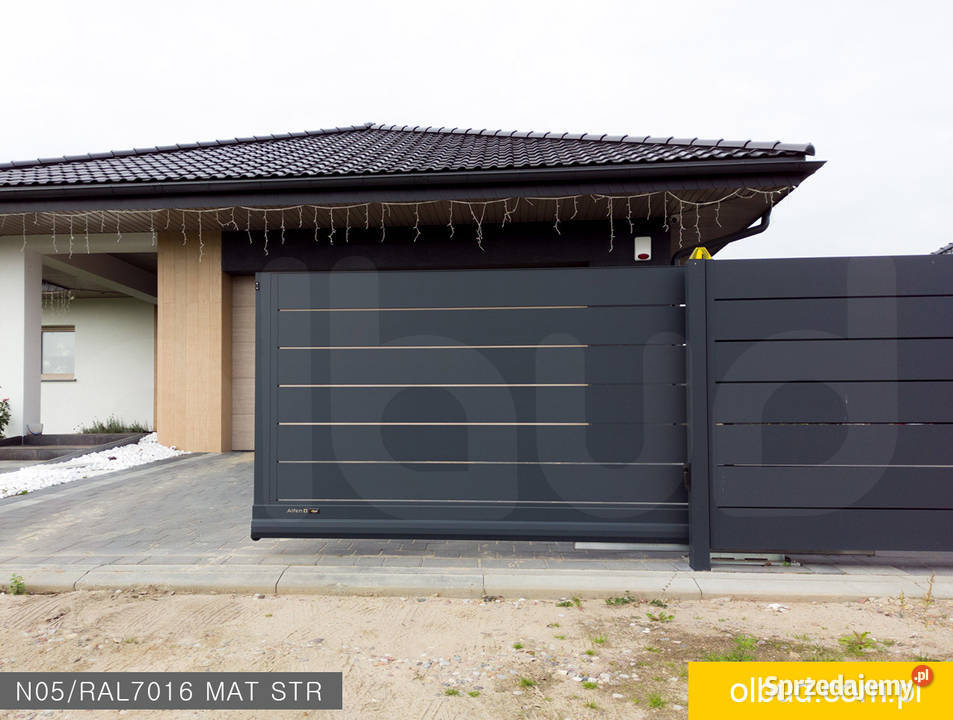 Ogrodzenie nowoczesne aluminiowe poziome N05 Gdynia