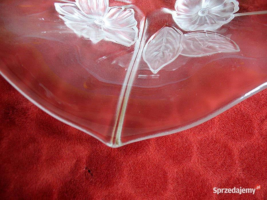 Patera szklana misa na owoce średnica 33 Walther Siedlce