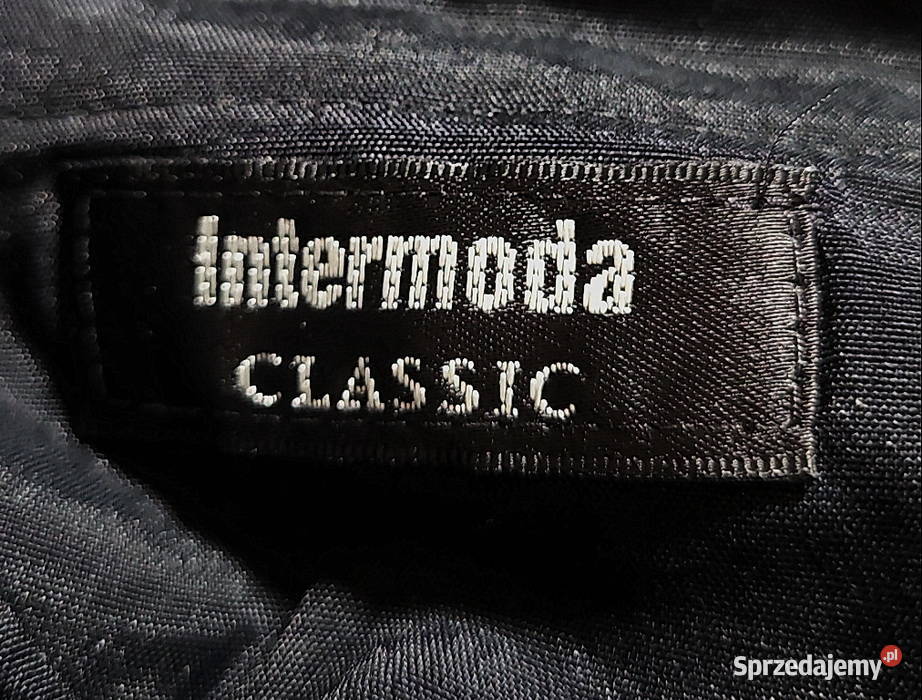 Spodnie męskie garniturowe czarne