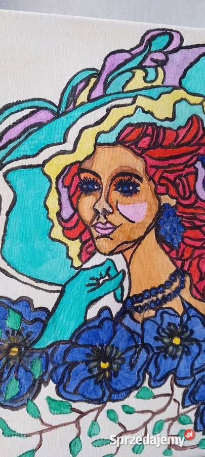 Kobieta w kapeluszu 24x30 Pozostałe usługi Bydgoszcz