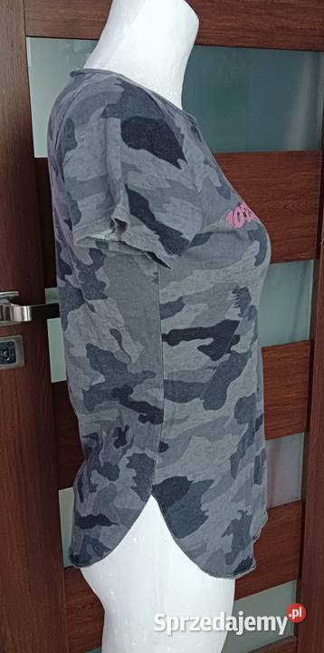 Militarna koszulka moro military Manhattan NYC zielony