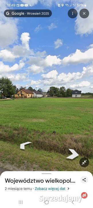 Działki budowlane 1200m2 Krukowo pow kolski budowlana