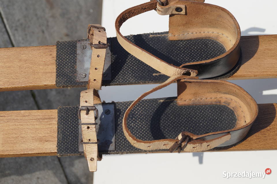 Stare narty dziecięce 90 kijki Pruchnik