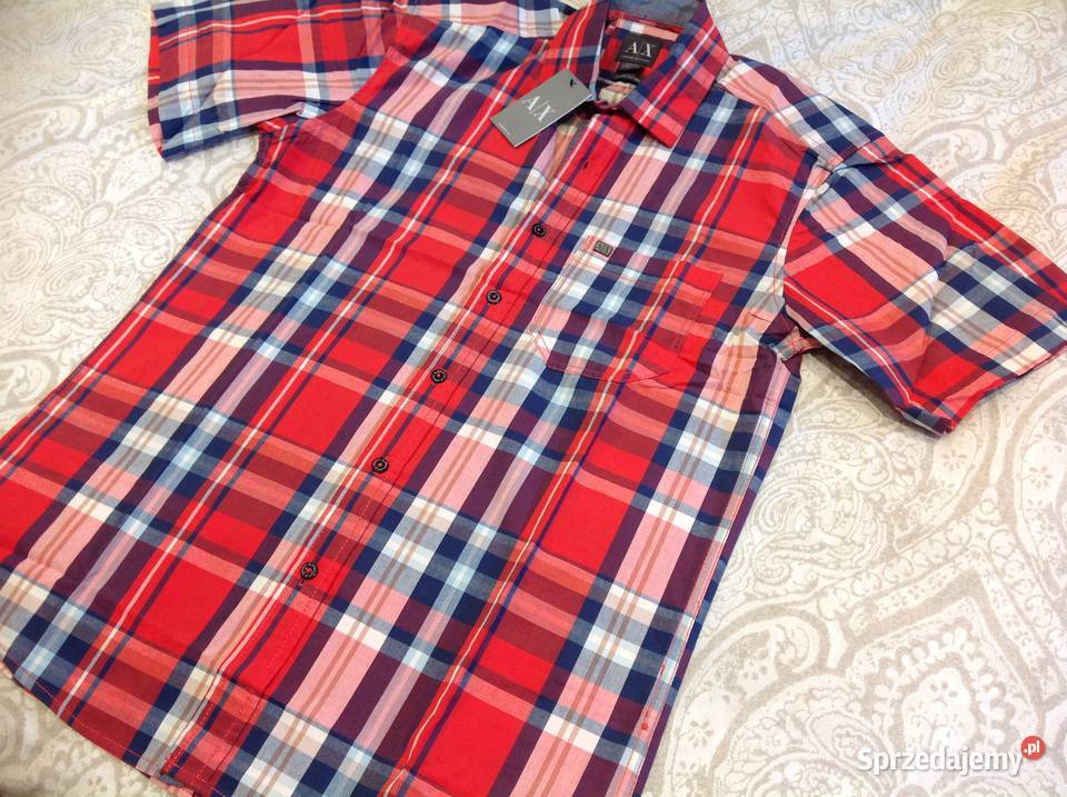 Koszula Męska w Krate ARMANI EXCHANGE M NOWA lubuskie Nowa Sól sprzedam