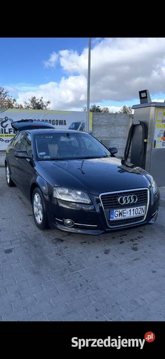 Audi A3 2011 DSG 16 tdi mały przebieg CarPlay 105KM pomorskie Reda sprzedam