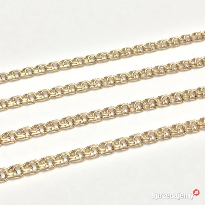 Złoty ŁAŃCUSZEK damski 14K piękny GARIBALDI 55