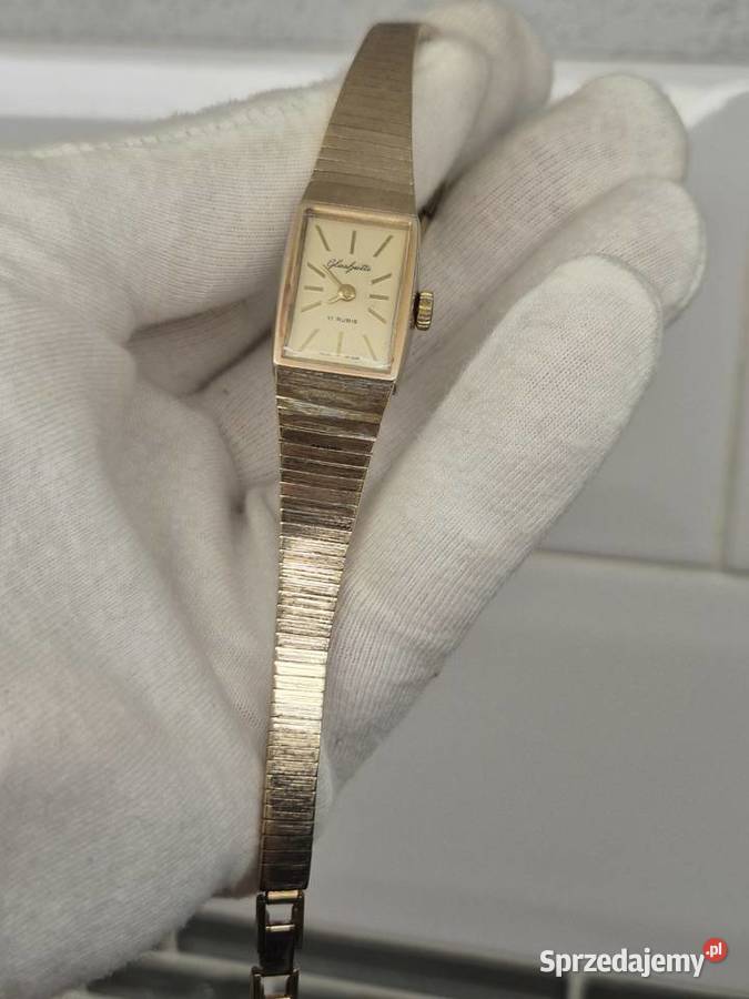 Damski zegarek vintage Glashutte