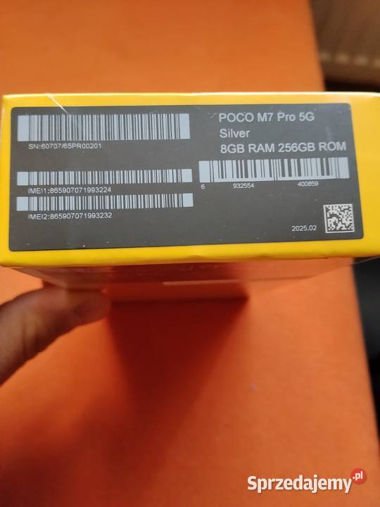 XiaomiPOCO M7 Pro 5G 8256GB SILVER Telefony i Akcesoria Biała Podlaska