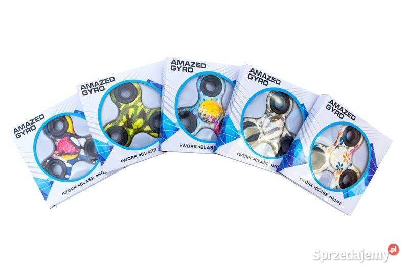 Fidget spinner z nadrukiem 75 różne wzory wielkopolskie Poznań