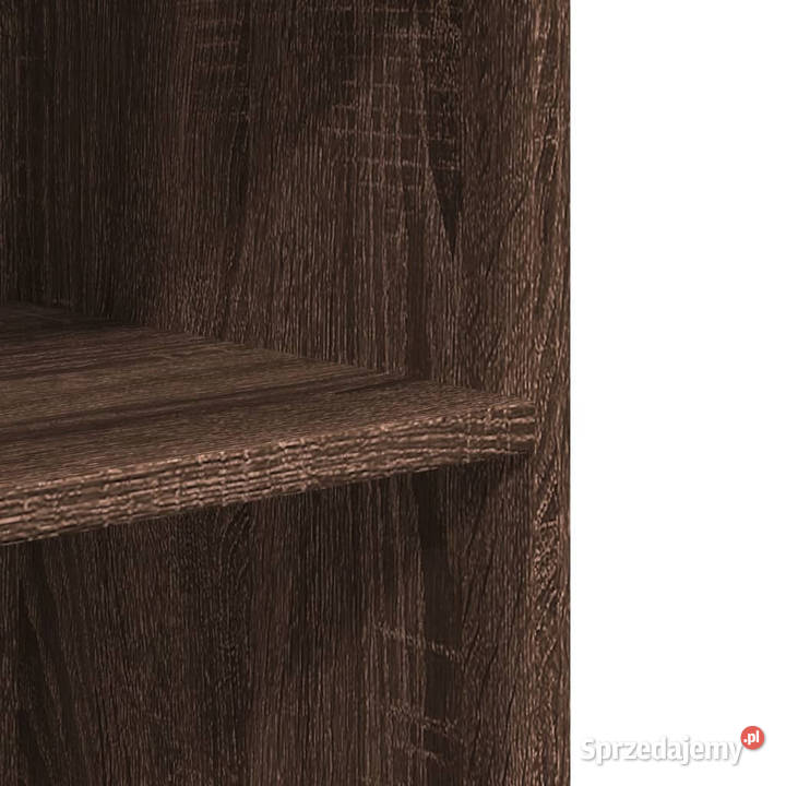 Stolik boczny na kółkach brązowy dąb 55x60x78 mazowieckie Warszawa