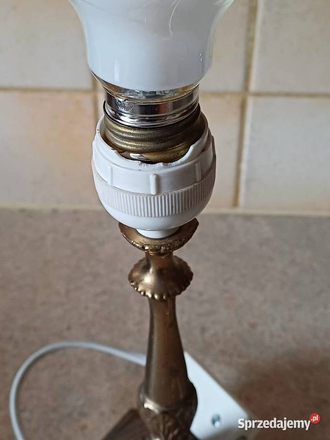 vintage lampki mosiężne Nowy Targ