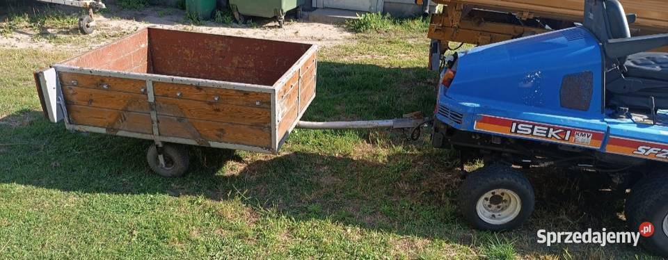 Przyczepka do kosiarka traktorek ogrodowa łódzkie Błaszki
