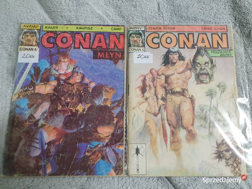 Conan Saga komplet 5 komiksów AS Editor Marvel Gdynia