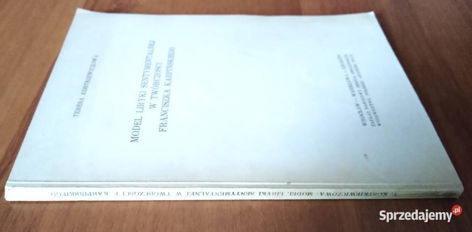 Model liryki sentymentalnej w twórczości F Gdańsk