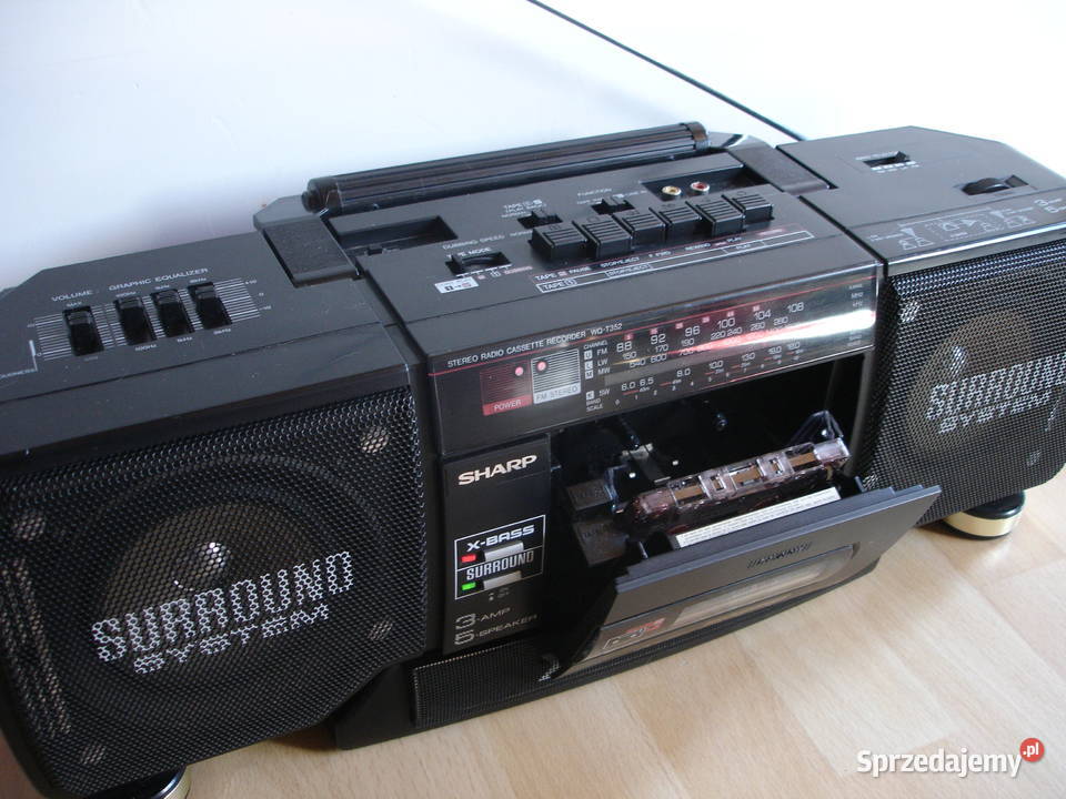 Radiomagnetofon SHARP WQT352H Radioodtwarzacze lubuskie Zielona Góra