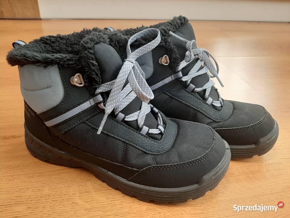 Buty zimowe Quechua wodoodporne 3738 niebieski Rawicz sprzedam