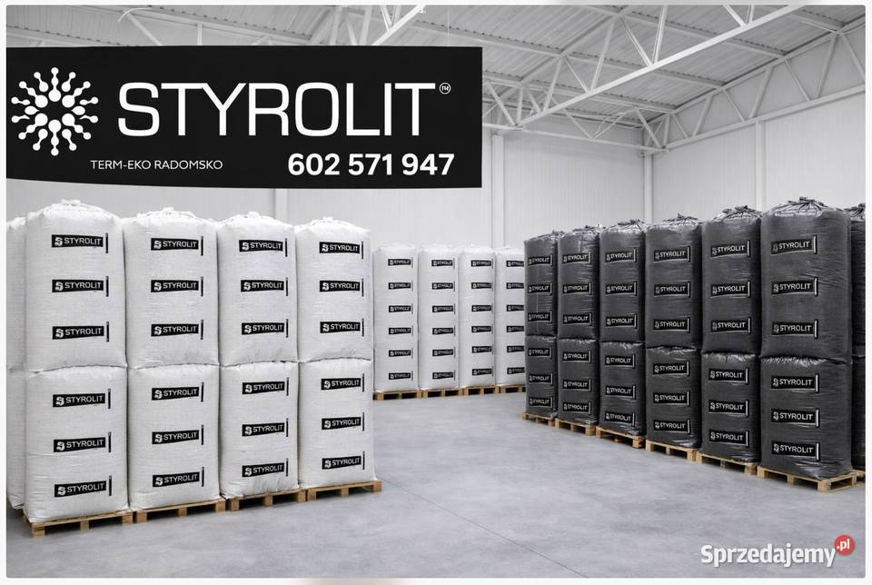 granulat styropianowy Styrolit konglomerat 08 m3 łódzkie Radomsko