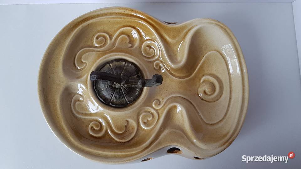 Porcelitowa osłonaozdoba oprawa na dzwonek śląskie Dąbrowa Górnicza sprzedam
