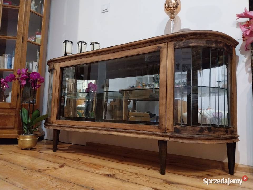 Komoda witryna retro vintage jamnik ciezka sprzedam