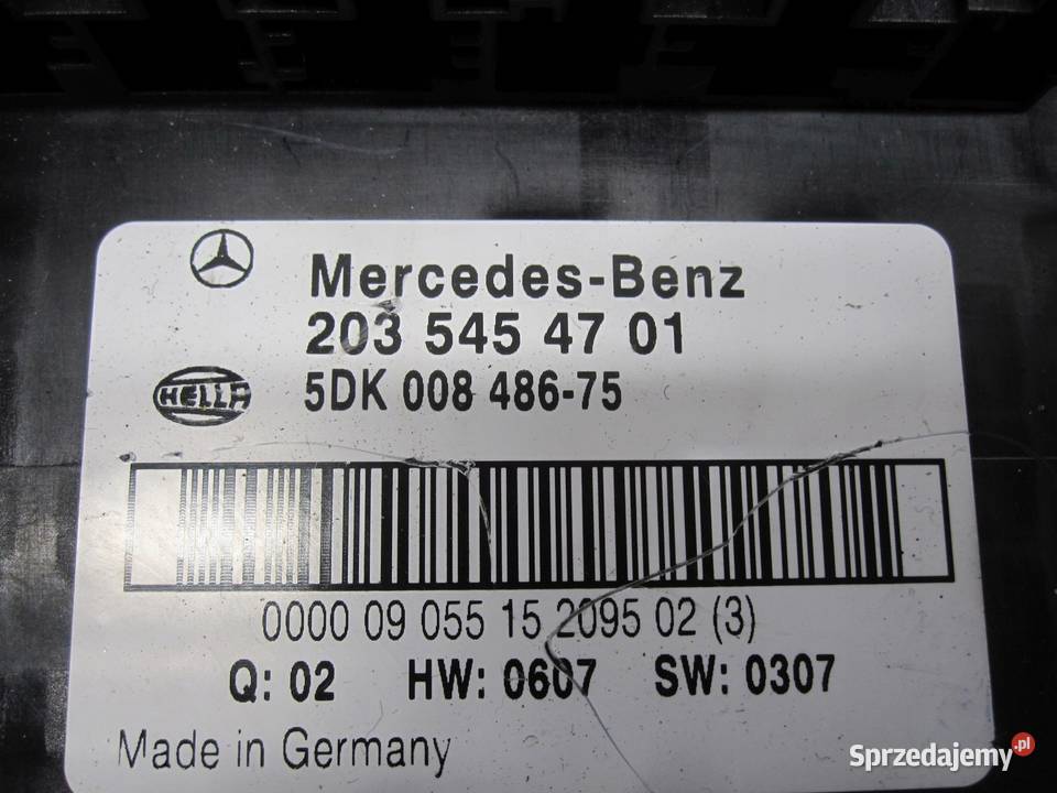 MERCEDES W203 moduł SAM 2035454701 5DK00848675 Kielce
