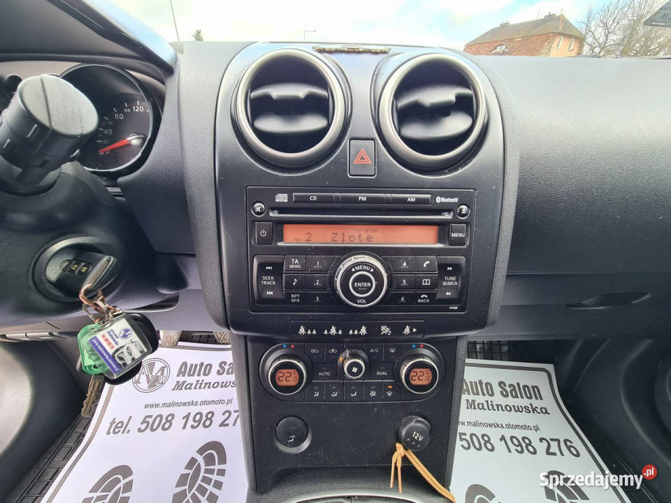 Nissan Qashqai Klimatronik PDC Tempomat Sensory elektryczne lusterka Wągrowiec sprzedam