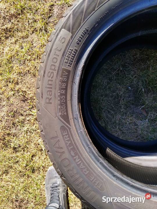 Komplet opon letnich Uniroyal 20555 r16 Samochodowe Samochodowe Sadowie sprzedam